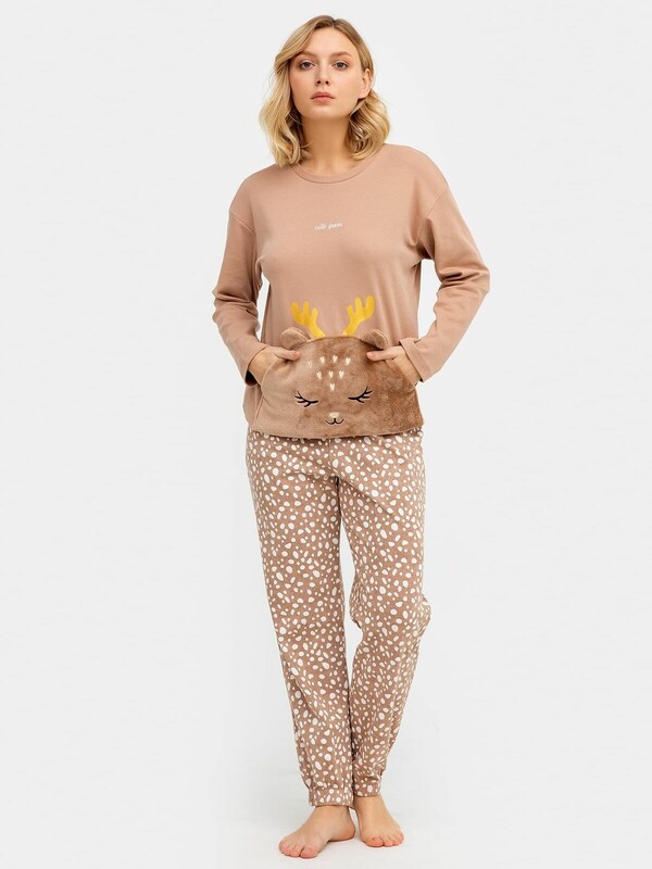 КОМПЛЕКТ ЖЕНСКИЙ (ДЖЕМПЕР, БРЮКИ) 592513