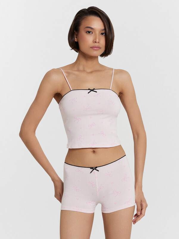 КОМПЛЕКТ ЖЕНСКИЙ (ТОП, ШОРТЫ) 592601