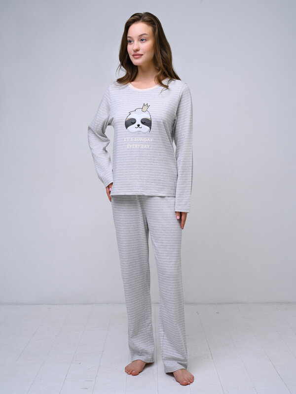 Женская пижама (ДЛ.рукав+брюки)