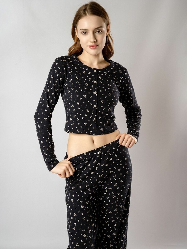 Женская пижама (ДЛ.рукав+брюки)