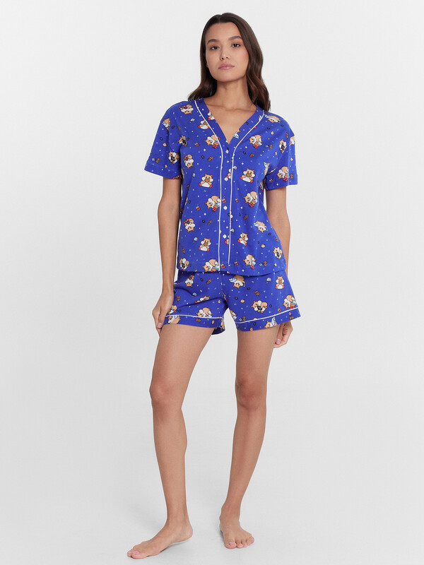 КОМПЛЕКТ ЖЕНСКИЙ (ЖАКЕТ, ШОРТЫ) 592348