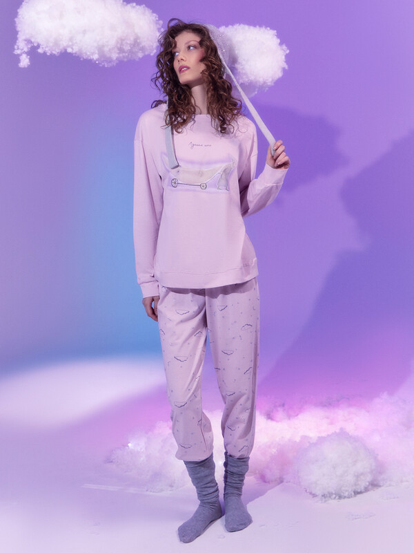 КОМПЛЕКТ ЖЕНСКИЙ (ДЖЕМПЕР, БРЮКИ) 592422