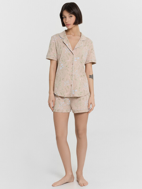 КОМПЛЕКТ ЖЕНСКИЙ (ЖАКЕТ, ШОРТЫ) 592478