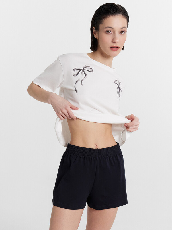 КОМПЛЕКТ ЖЕНСКИЙ (ФУТБОЛКА, ШОРТЫ) 592536