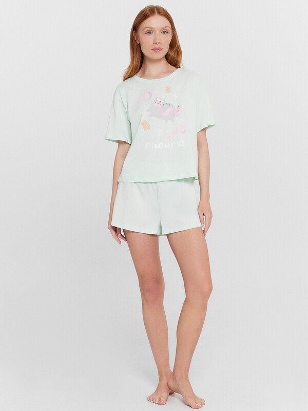 КОМПЛЕКТ ЖЕНСКИЙ (ФУТБОЛКА, ШОРТЫ) 592536