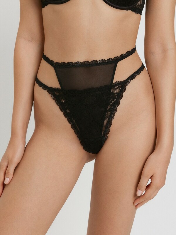 Трусы стринги с высокой талией жен. Kolada