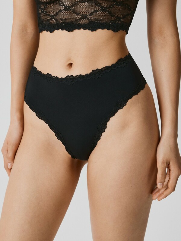 Трусы стринги с высокой талией жен. Abebi