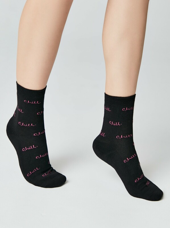 Теплые ESLI Perfect Носки с махровой стопой с рисунками