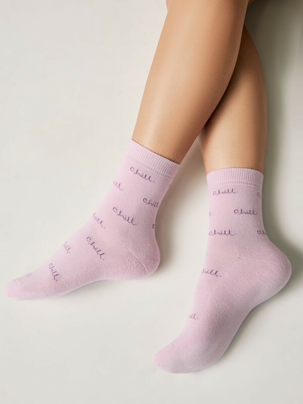 Теплые ESLI Perfect Носки с махровой стопой с рисунками