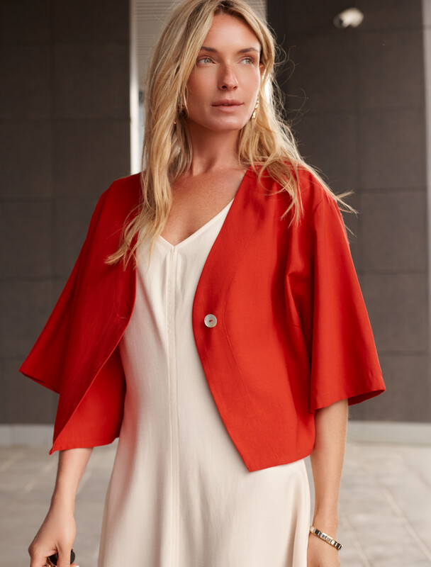 Блузка из плотного лиоцелла