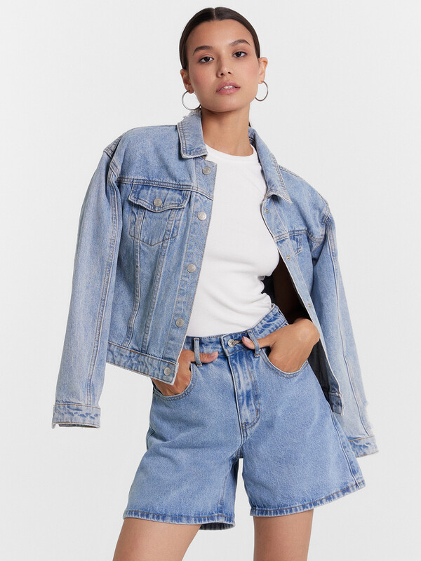 ШОРТЫ ЖЕНСКИЕ ДЖИНСОВЫЕ 2024-DS301-1