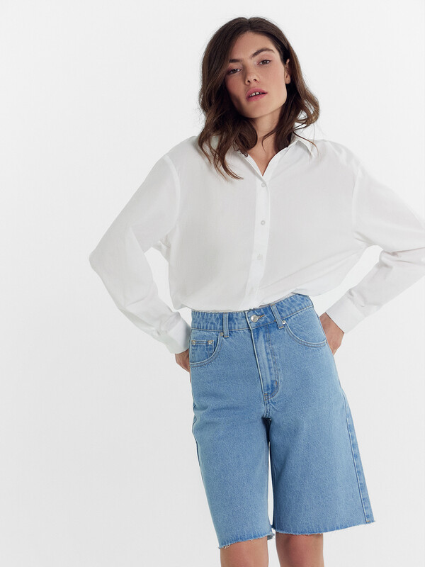 ШОРТЫ ЖЕНСКИЕ ДЖИНСОВЫЕ 2024-DS601-1