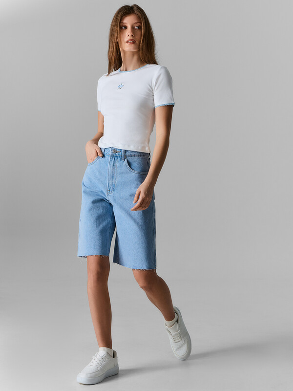 ШОРТЫ ДЖИНСОВЫЕ ЖЕНСКИЕ 2026-1DSW601-1