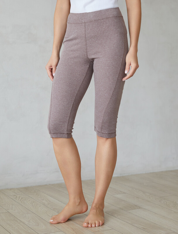 Капри из премиального хлопка с эластаном