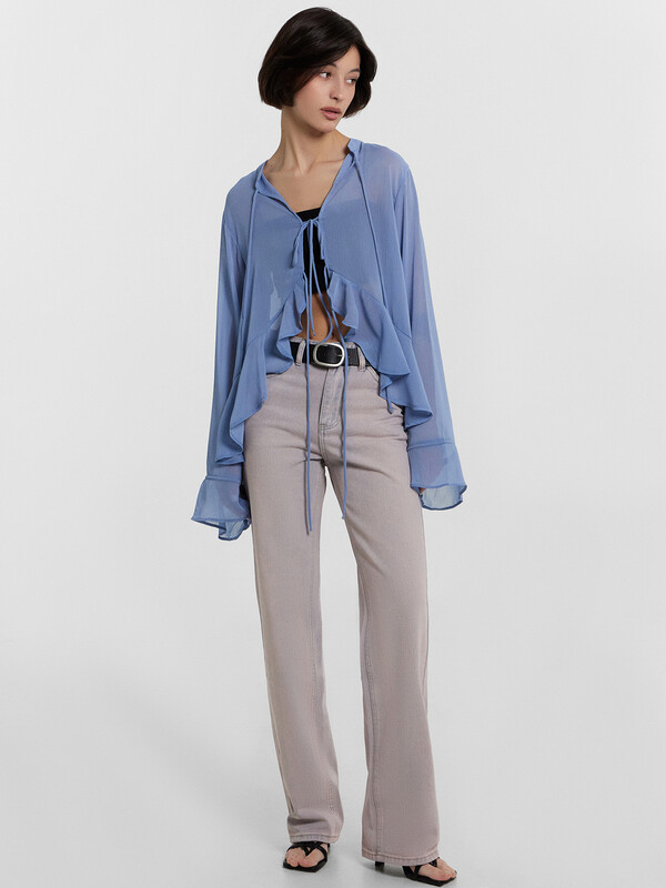 БРЮКИ ЖЕНСКИЕ ДЖИНСОВЫЕ 2025-1DTW102h-1t