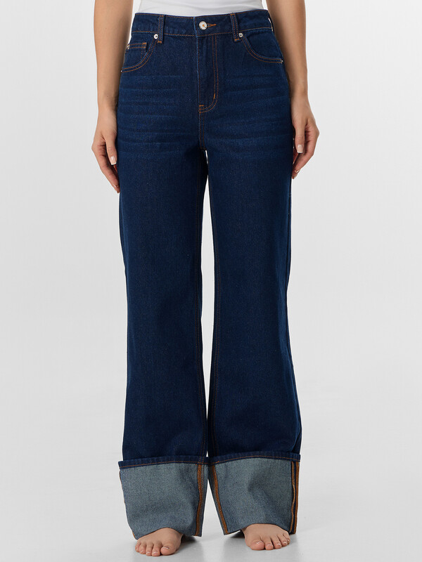 БРЮКИ ЖЕНСКИЕ ДЖИНСОВЫЕ (осенне-зимний ассортимент) 2025-2DTW102h-3