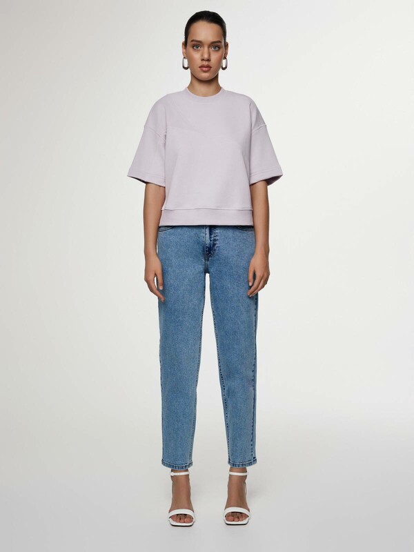 Mom Fit CONTE CON-616 Джинсы mom fit оксидной варки с высокой посадкой