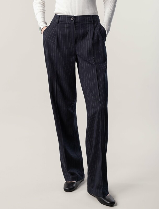 Брюки-палаццо из эластичной поливискозы