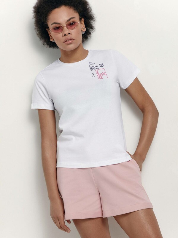 Джемпер женский CONTE Футболка из хлопка «On earth» LD 1661