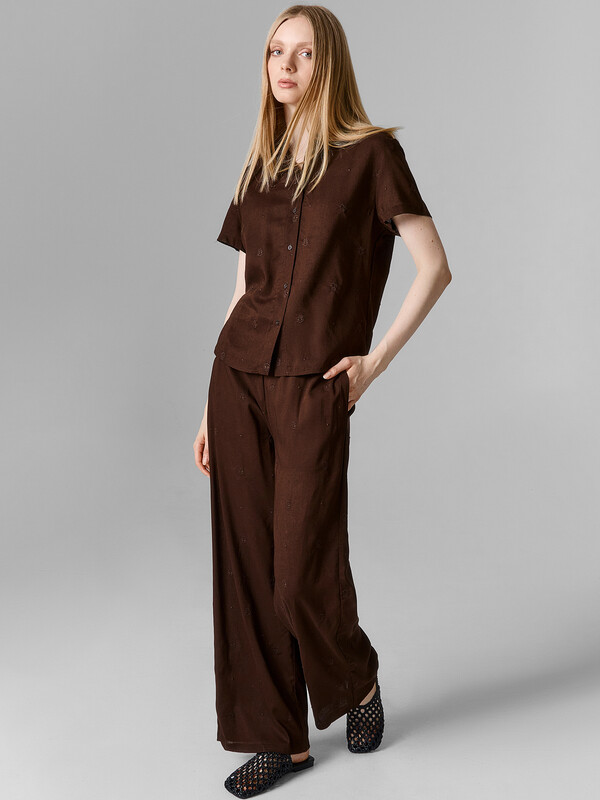 КОМПЛЕКТ ЖЕНСКИЙ (РУБАШКА, БРЮКИ) 192005