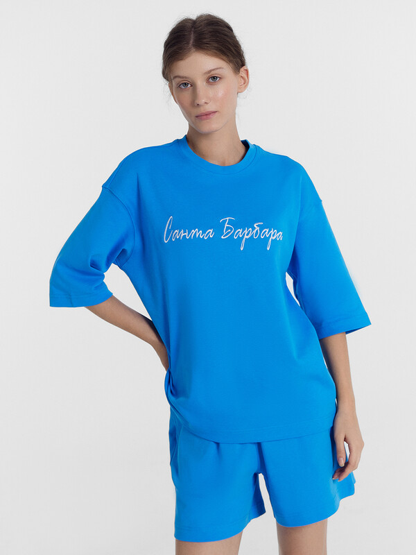 КОМПЛЕКТ ЖЕНСКИЙ (ФУТБОЛКА, ШОРТЫ) 592526