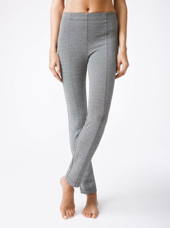 Леггинсы женские CONTE Стильные леггинсы с высокой посадкой и металлическим блеском ALANA