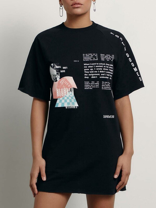 Платья CONTE LPL 1639 Платье из футера свободного кроя «Blurred»