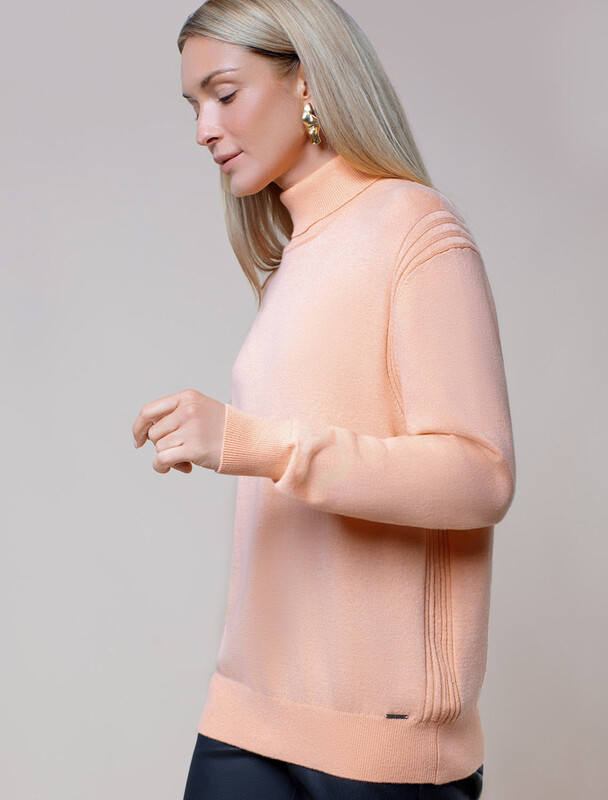 Свитер тонкой вязки из хлопка с кашемиром