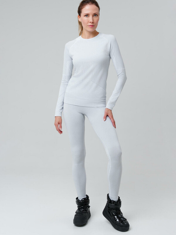 Термокомплект трикот. для женщин: фуфайка (футболка) с длин. рук, брюки