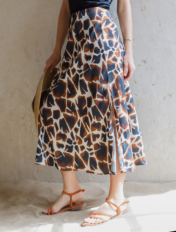 Юбка из вискозы с лиоцеллом