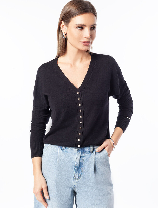 Кардиган тонкой вязки из вискозы