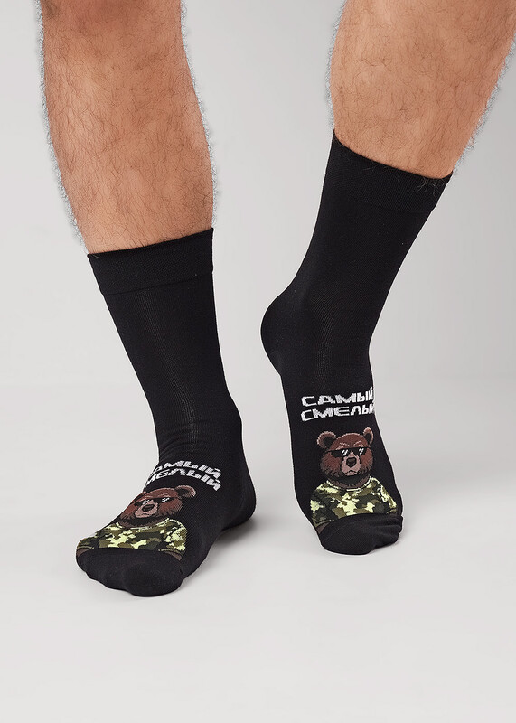 Носки муж. 23Ф хл+эл