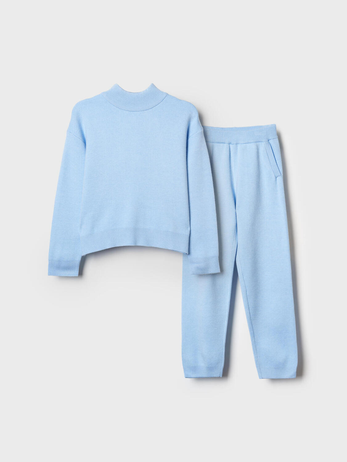 Комплект трикотажный для девочек: джемпер, брюки