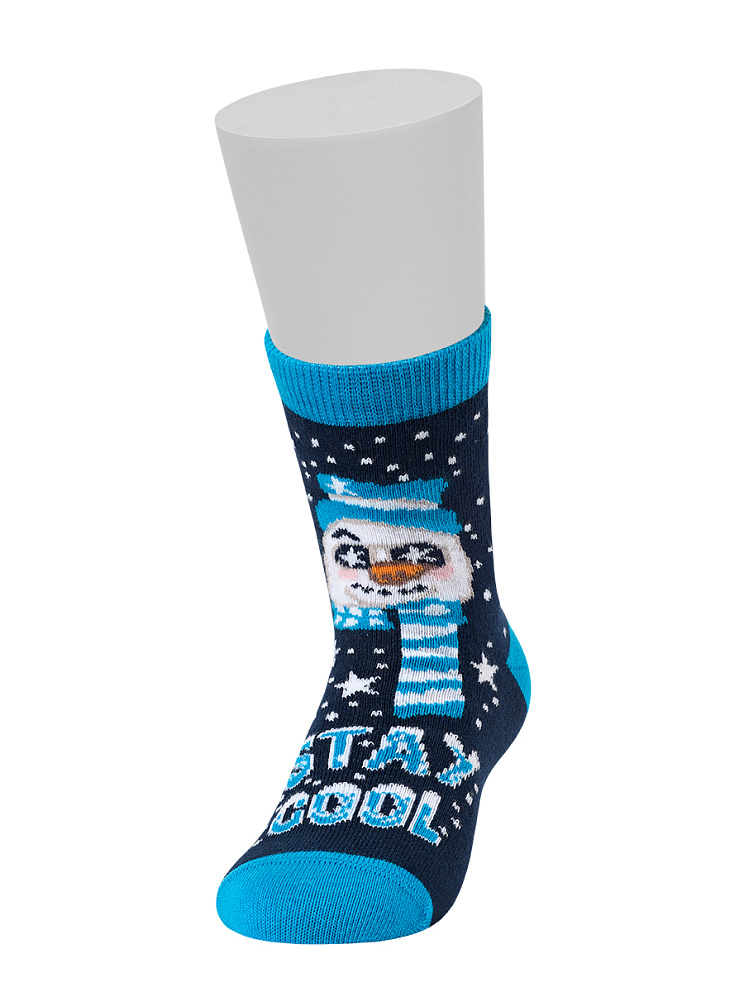 Носки Носки OMSA kids   Calzino 21N65 (Санта, Олень, Снеговик)