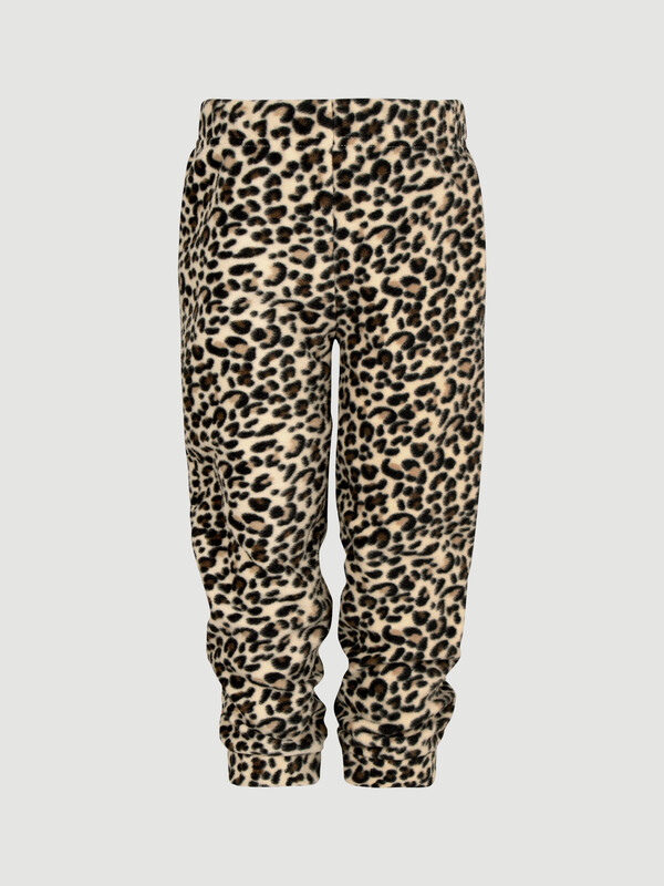 Флисовые брюки Mjolk Beige Leopard