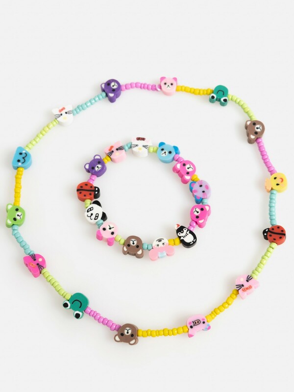 Набор (бусы + браслет) детский Linhad