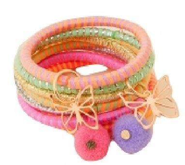 Набор из 8 резинок для волос дет. Imjin