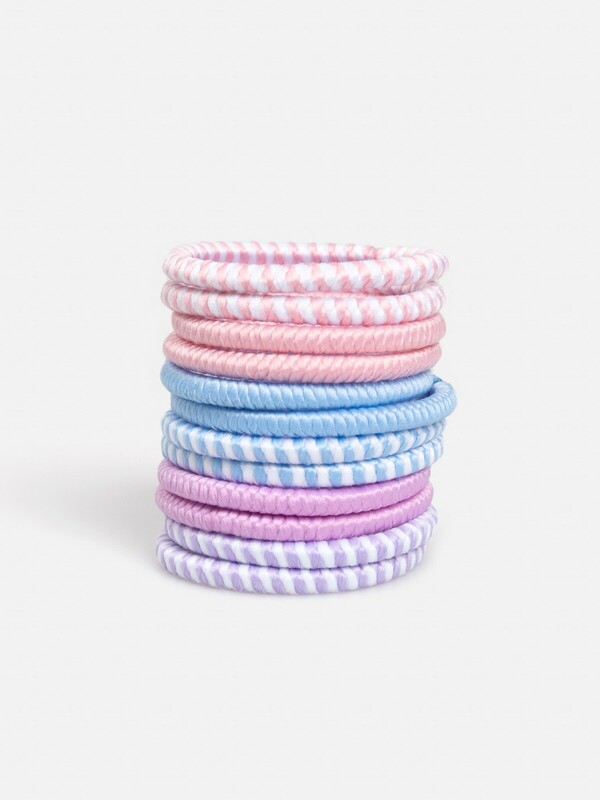 Набор из 12 резинок для волос дет. Maura