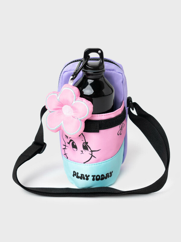 Комплект для девочек: сумка, брелок, бутылка для воды