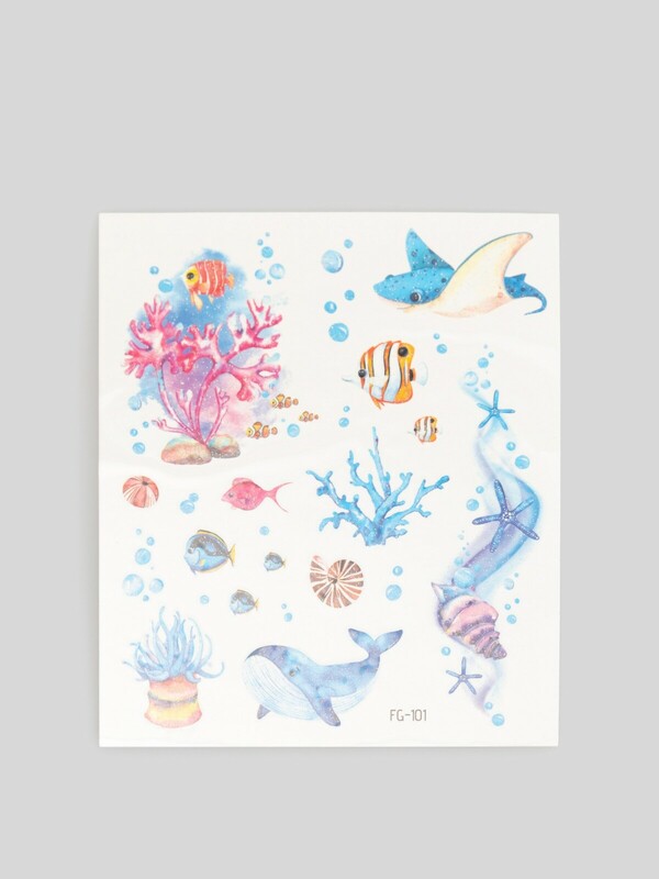 Картинки детские переводные тату Leland