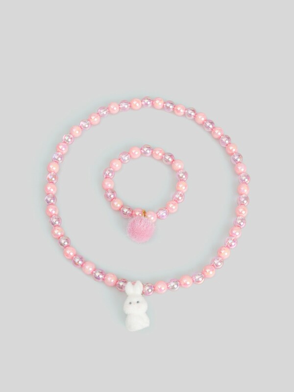 Набор (бусы + браслет) детский Tully