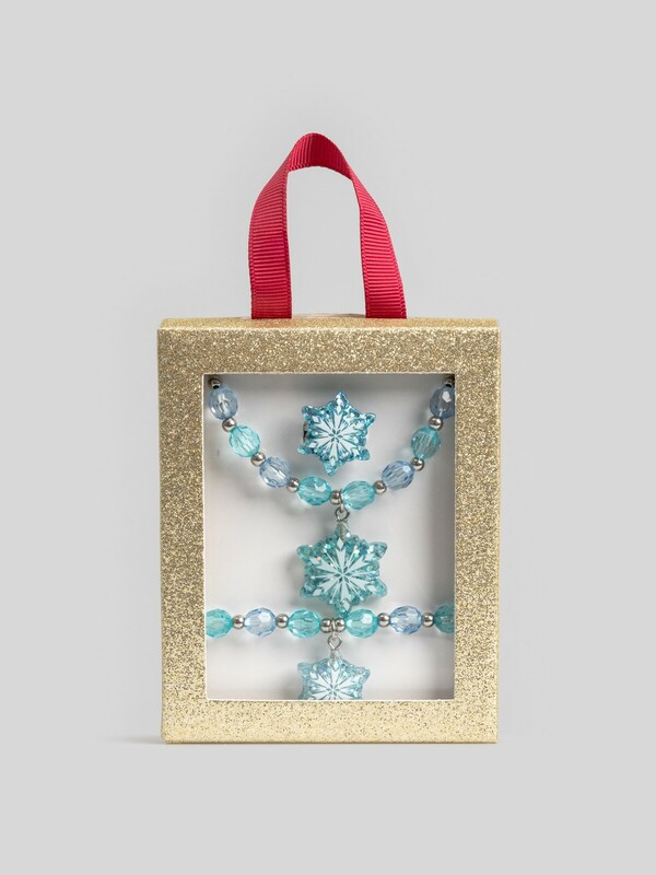 Набор (бусы+браслет+кольцо) детский Elisy