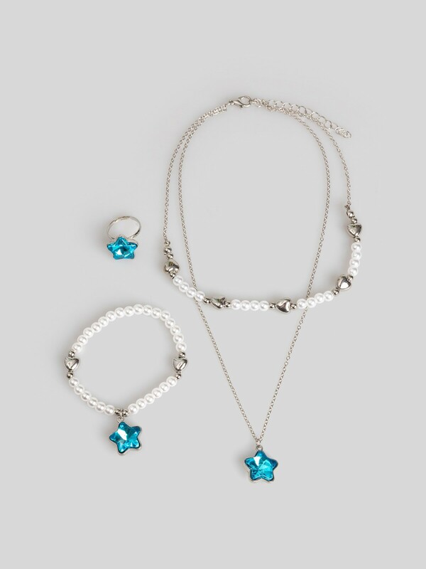 Набор (бусы+браслет+кольцо) детский Starka