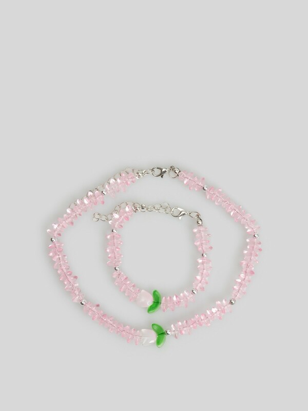 Набор (бусы + браслет) детский Erzan