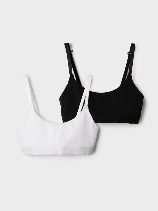 Бюстгальтер трикотажный для девочек, 2 шт в комплекте