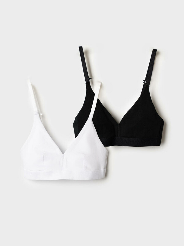 Бюстгальтер трикотажный для девочек, 2 шт в комплекте