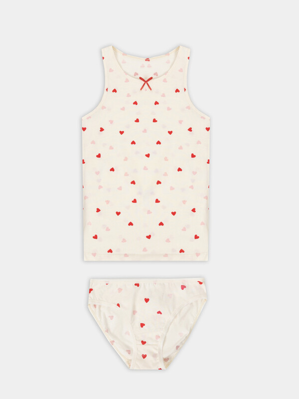 КОМПЛЕКТ ДЛЯ ДЕВОЧЕК (МАЙКА, ТРУСЫ) 447006