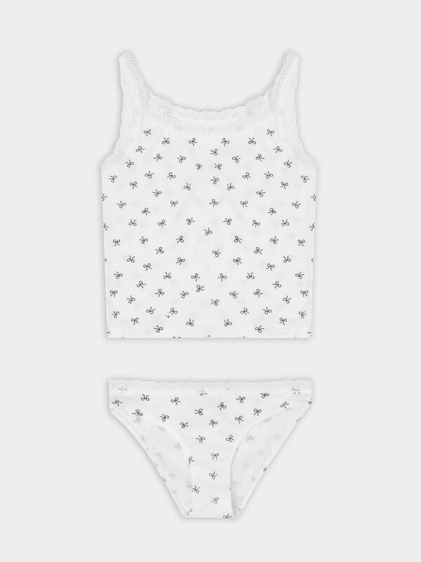 КОМПЛЕКТ ДЛЯ ДЕВОЧЕК (МАЙКА, ТРУСЫ) 447008