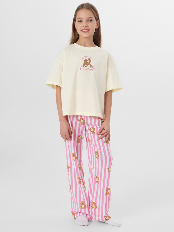 КОМПЛЕКТ ДЛЯ ДЕВОЧЕК (ФУТБОЛКА, БРЮКИ) 567747