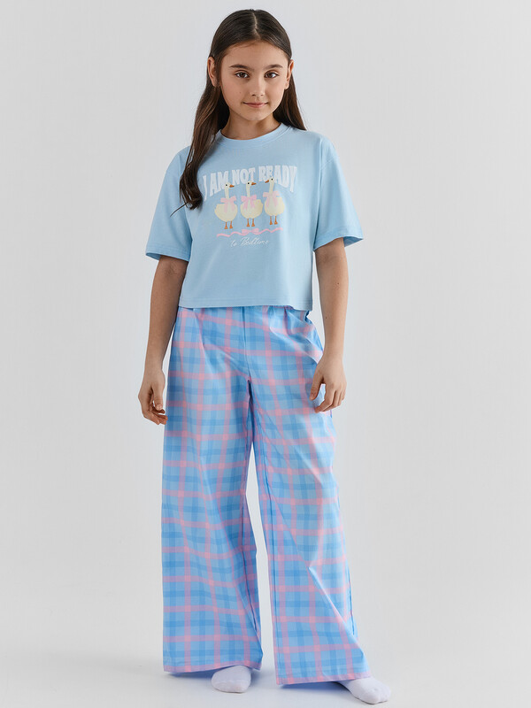 КОМПЛЕКТ ДЛЯ ДЕВОЧЕК (ФУТБОЛКА, БРЮКИ) 567749